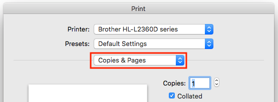 The "print what" menu in Word's Print dialog box