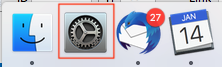 Preferences from the dock