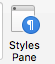 The styles pane icon