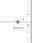 Resizing the panes of a split window