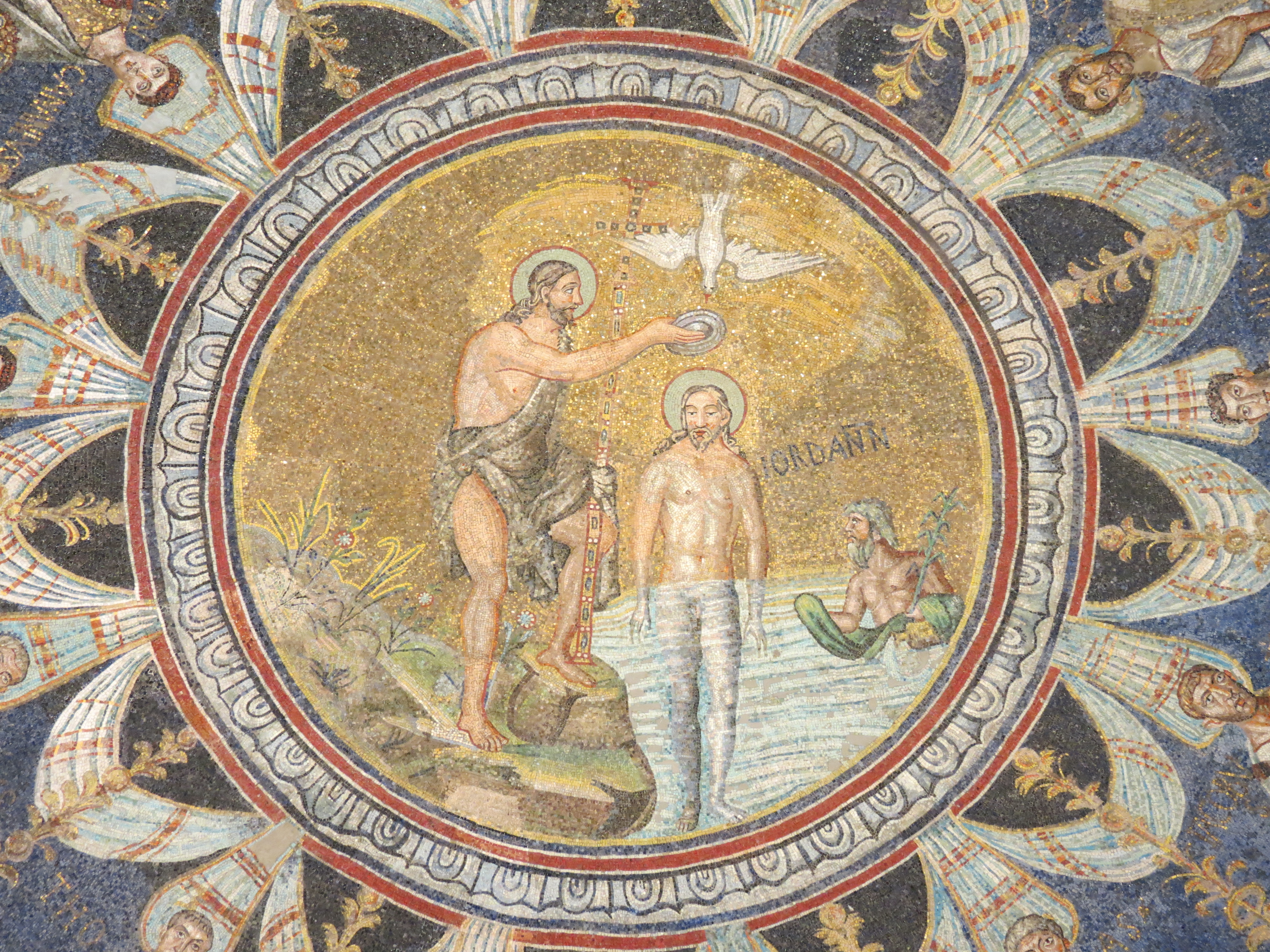 Ceiling mosaic