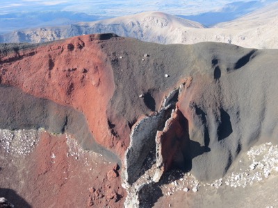 Red crater