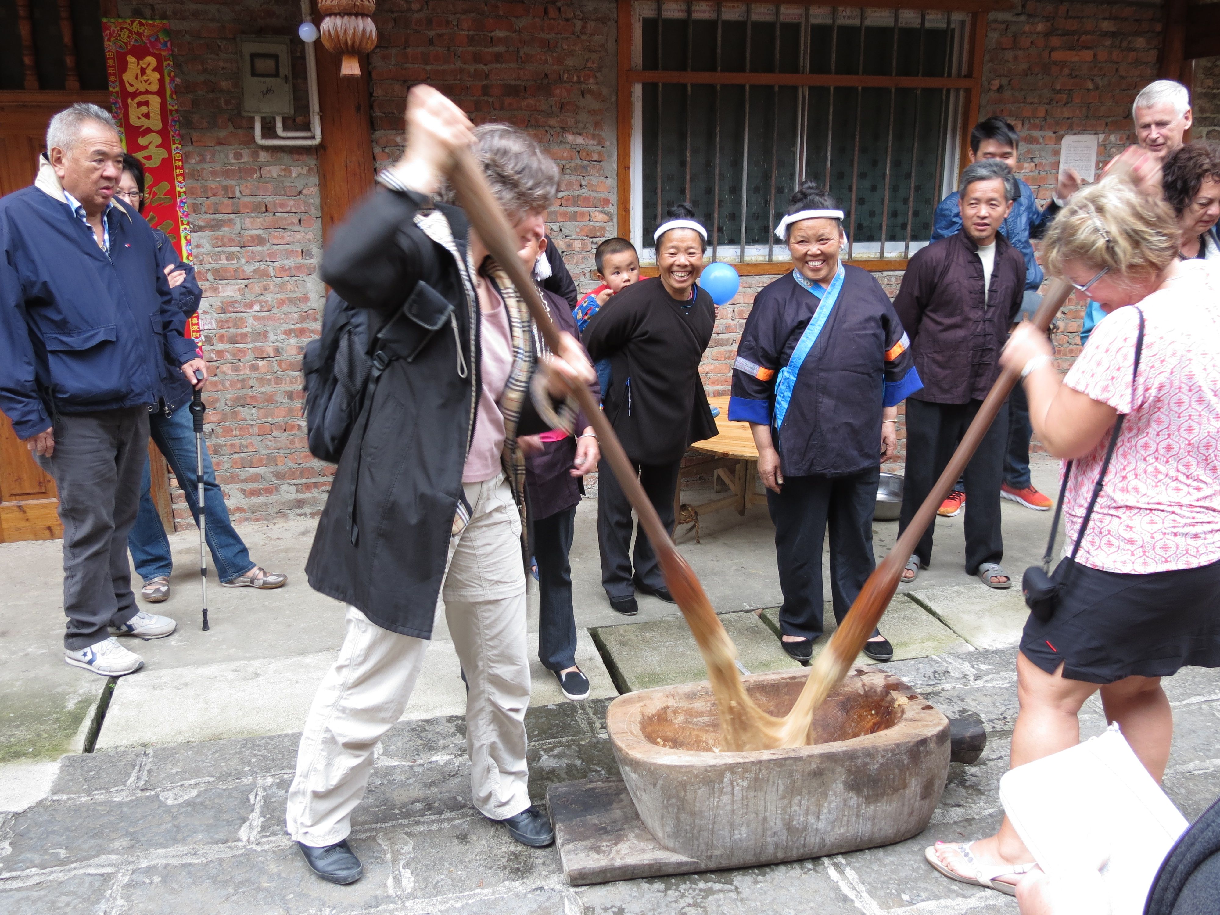 Making sticky rice