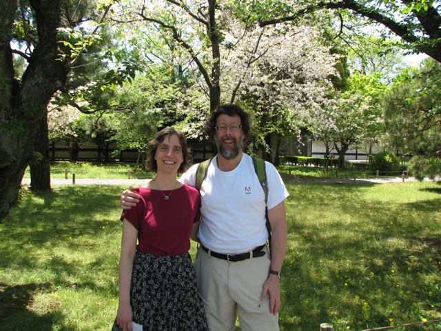 Us at Nijo (yes, I really was present on this trip)